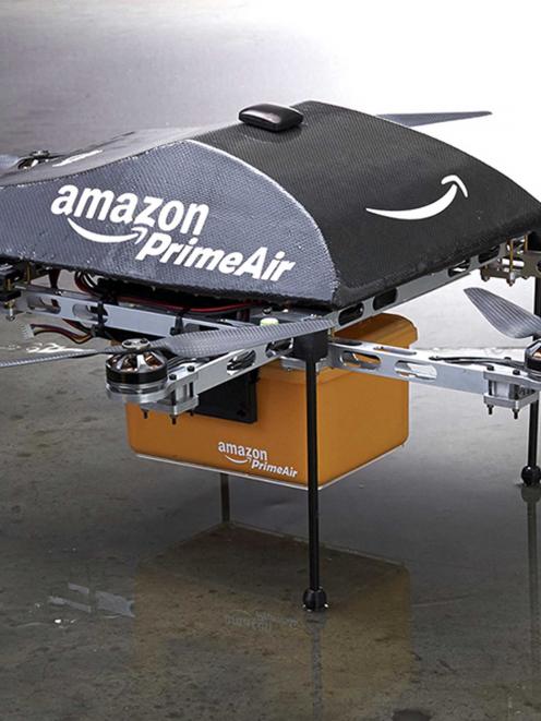Amazon PrimeAir drones are years away. REUTERS/Amazon.com