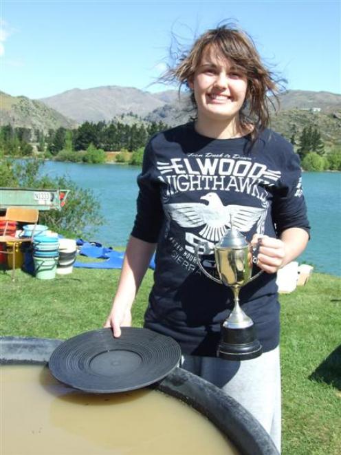 Amelia Gatward-Ferguson (14), of Queenstown, became the youngest winner of the New Zealand gold...