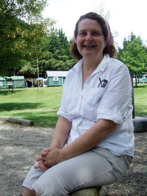 American Margie Brown is enjoying the challenge of managing the Danseys Pass Holiday Park. Photo...