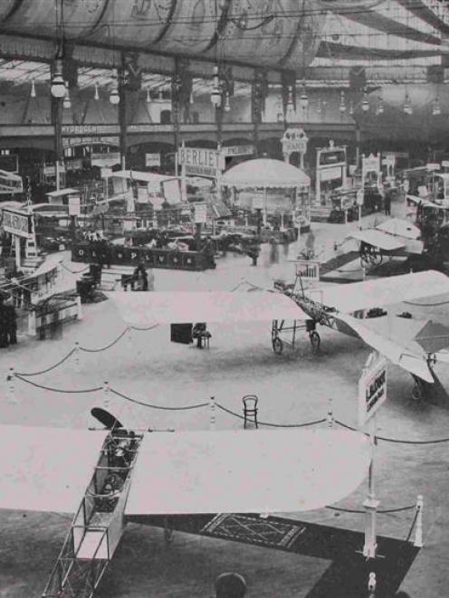 An aeroplane exhibition at Olympia, London. - Otago Witness, 4.5.1910.