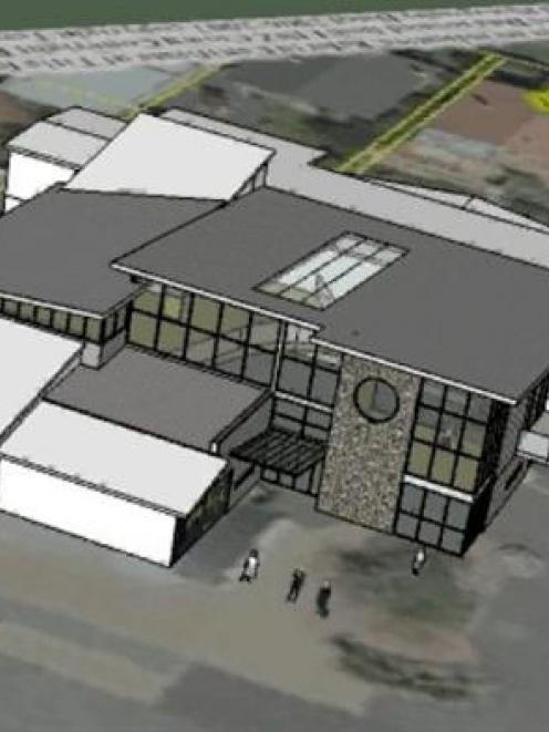 An architect's impression of the $960,000 building development at St Clair School in Dunedin. The...