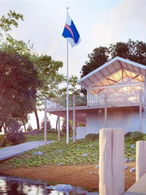 An architect's impression  of the  operations base  Coastguard Queenstown wants to build at...