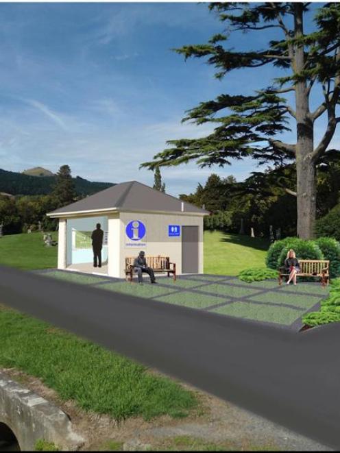 An artist's impression of  how the sexton's building at the East Taieri Cemetery could be...