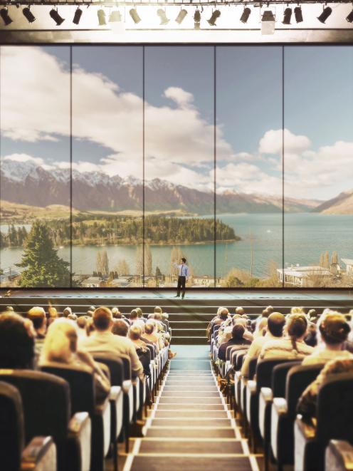 An artist's impression of the  750-seat meeting space, part of the architects' concept design for...