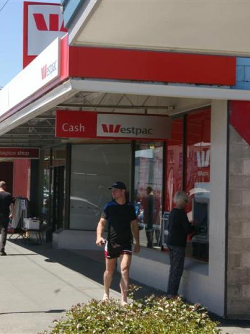 An ATM is all that will remain at the Milton Westpac branch after it closes on Friday. Photo by...