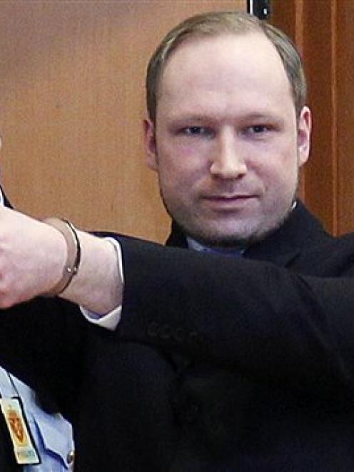 Anders Behring Breivik. (AP Photo/Heiko Junge, Scanpix Norway, File)