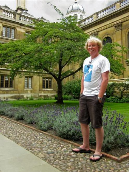 Andrew Haines at Cambridge. Photo supplied.