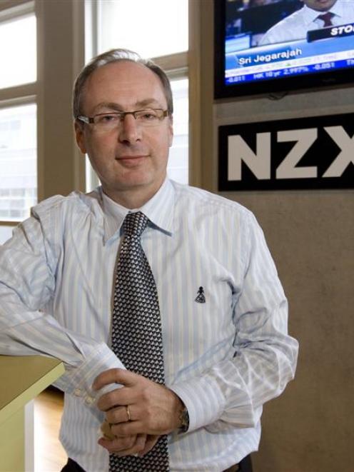 Andrew Harmos has been named chief executive officer of the New Zealand Stock Exchange. Photo New...