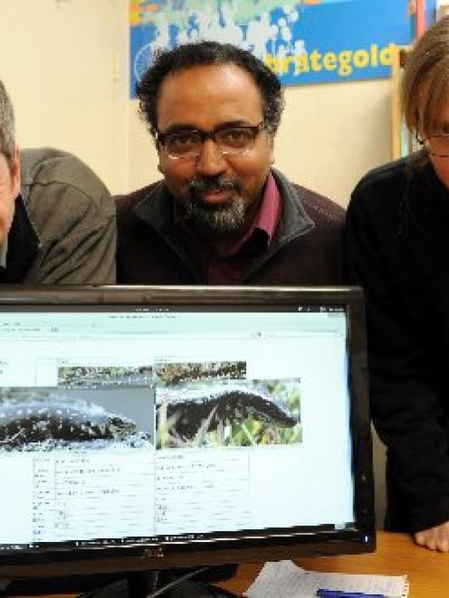 Andy Hutcheon, of Dunedin, Prof Sai Ravela and James Duyck, both of Boston, United States,...