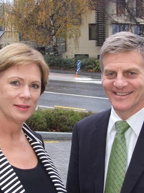 Ann Lockhart and Bill English.