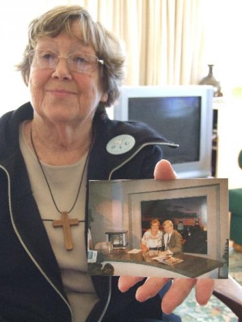 Anne Marie Parsons, of Roseneath, Dunedin, who has a picture of her and Coronation Street actor...