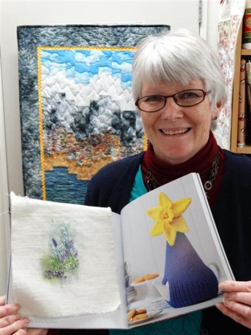 Anne Murchison, of The Stitching Post in Arrowtown, with some examples of some of the skills...
