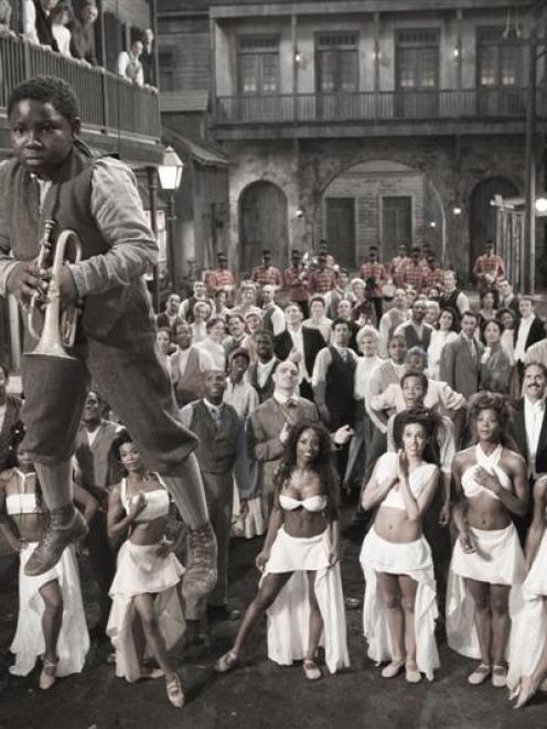 Anthony Coleman as a 6-year-old Louis Armstrong. Photos by the Washington Post.
