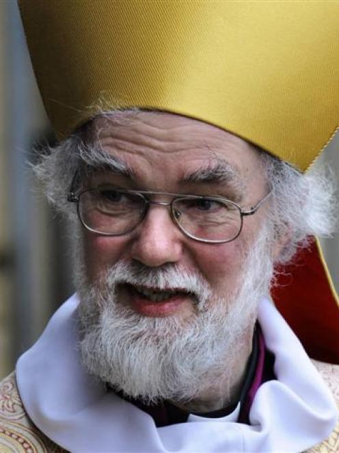 Archbishop of Canterbury, Rowan Williams. Photo by Reuters.