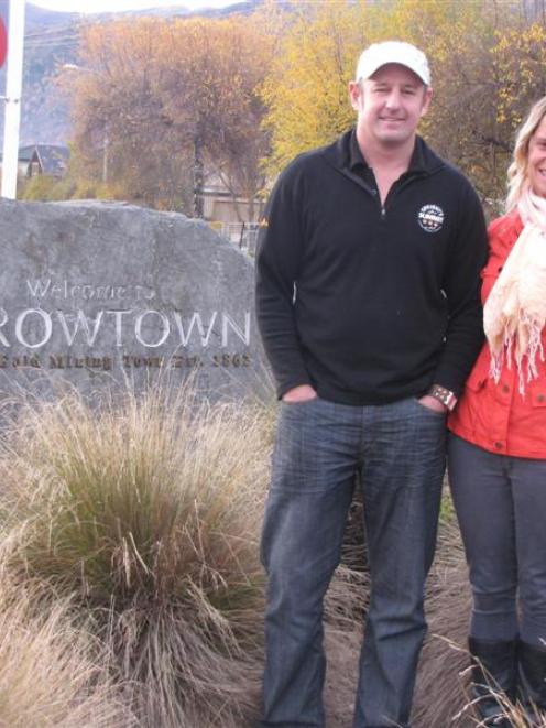 Arrowtown couple Hayden Finch (left) and Bex Harrex who are contemplating leaving the Queenstown...