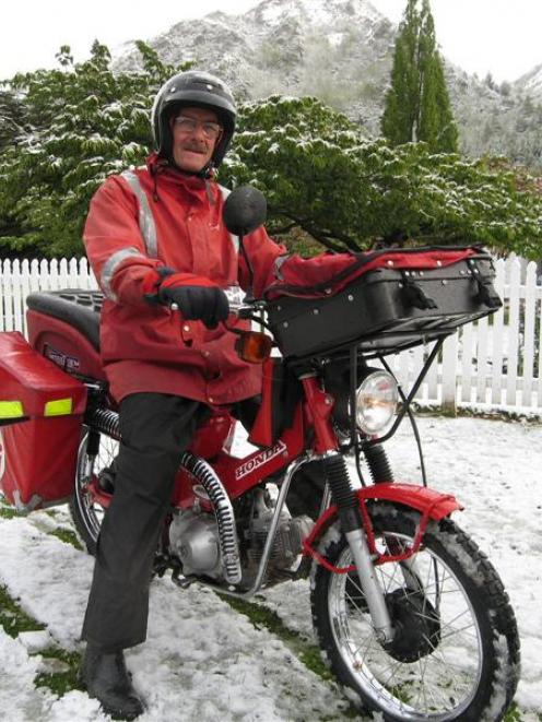 Arrowtown postie Ross Campbell says that in the three years he has been in the job, it is the...