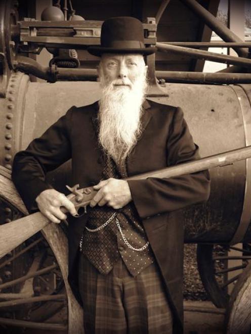 Arrowtown's Trent Palmer  is the pin-up boy for the Arrowtown 150 Beard Growing Competition,...