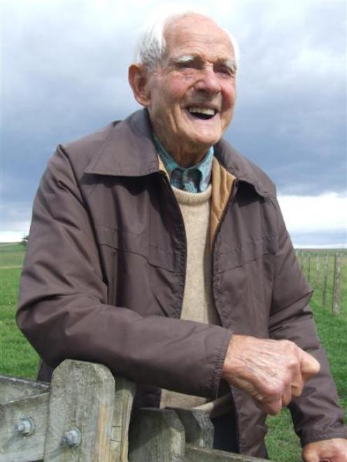Arthur Wilson reminisces about his years working on Longslip Station. Photo by Sally Rae.