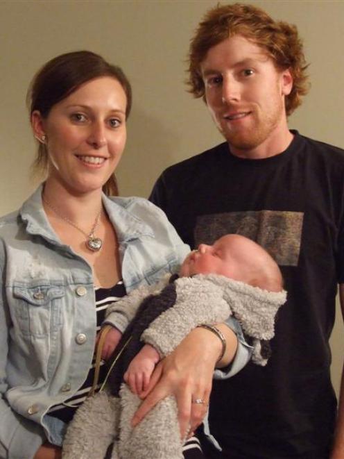 Ashleigh and Peter Brown treasure every day they spend with their baby son Riley. Photo by Lynda...