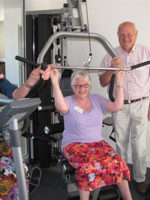 Aspiring Lifestyle Retirement Village residents (from left) Maggie Ackley, Lynda Mason and Graeme...