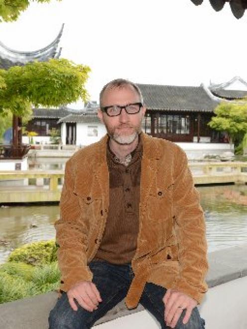 Assoc Prof Jonathan Stalling visits Dunedin's Chinese Garden at the weekend. PHOTO: LINDA ROBERTSON