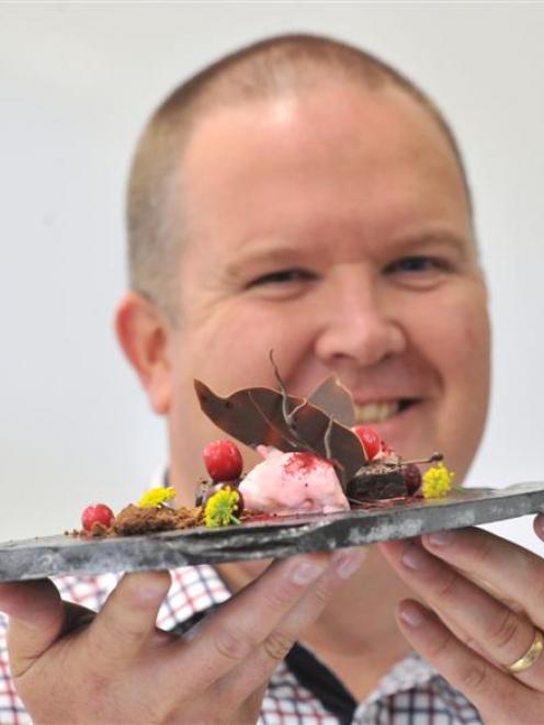 Associate Prof Richard Mitchell, of the Otago Polytechnic Food Design Institute, displays an...