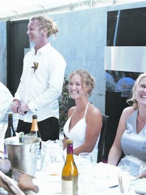 At the reception of Catherine Lyness and Nigel Anderson at The Venue, Wanaka in March this year....