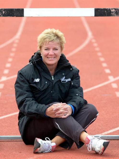 Athletics coach Raylene Bates has been selected in a high-performance coaching programme. Photo...