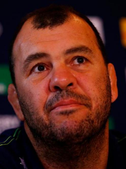 Australia coach Michael Cheika. Photo: Reuters