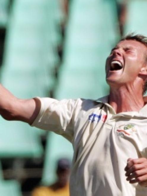 Australia's Brett Lee. Photo by Reuters.