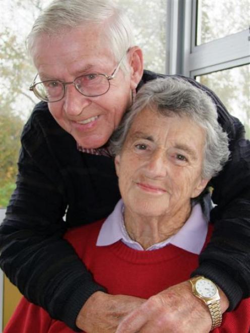 Aubrey and Evelyn Nolan, who celebrate their 60th wedding anniversatu tomorrow, say humour is...
