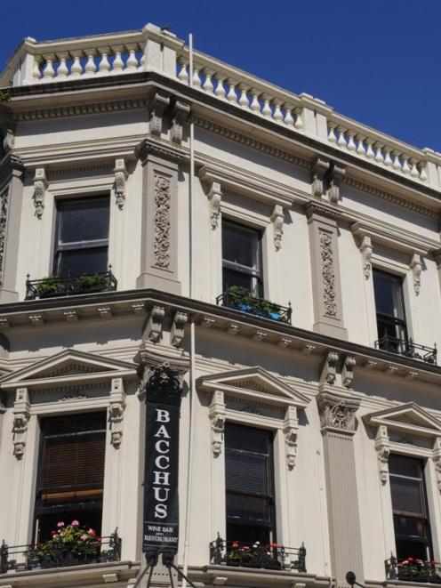 Bacchus wine bar and Regent Theatre, in the Octagon. A building owner has suggested a new council...