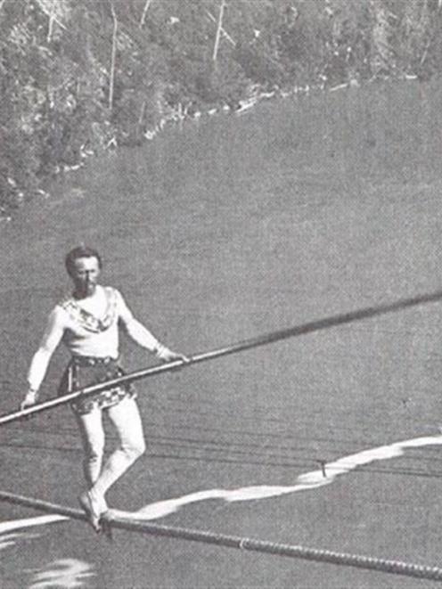 Balance in different walks of life, including for tightrope walker Charles Blondin. Photo supplied.