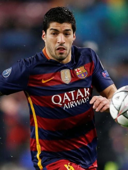 Barcelona's Luis Suarez. Photo Reuters