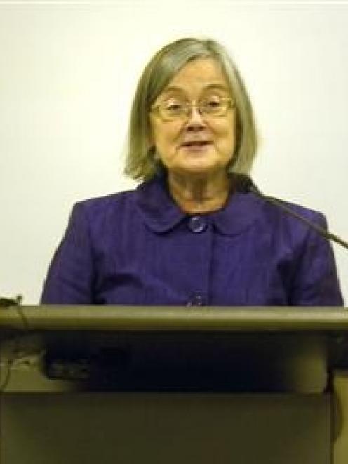 Baroness Hale of Richmond, Justice of the Supreme Court of the UK, addresses members of the Otago...
