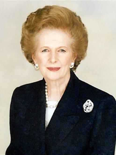 Baroness Margaret Thatcher.