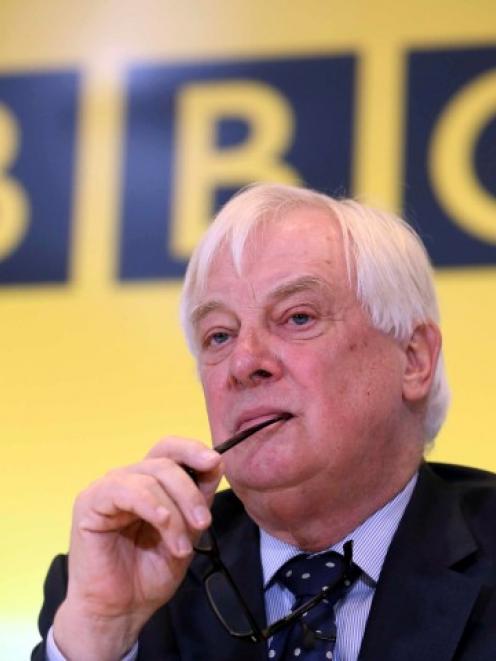 BBC Trust Chairman Chris Patten attends a press conference at New Broadcasting House in London....