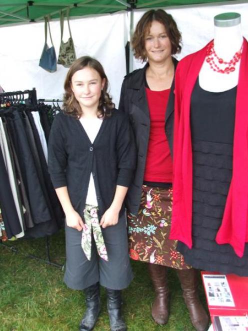 Becs Calder and her daughter Charlotte at their stall at the recent Mackenzie Highland Show in...