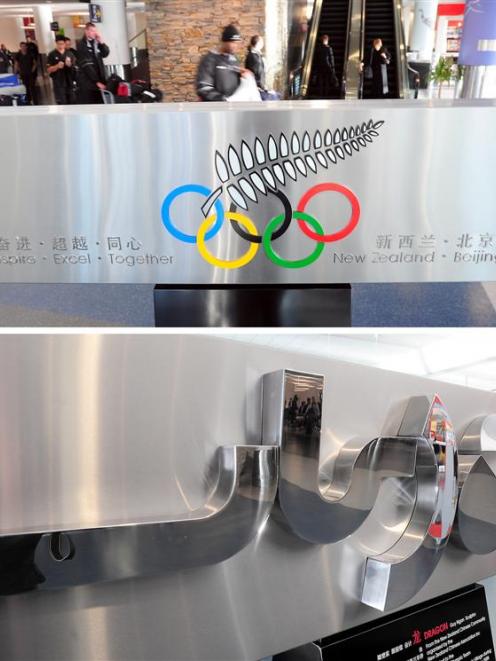 A dragon sculpture presented to the New Zealand Olympic team by the Chinese community will be on...