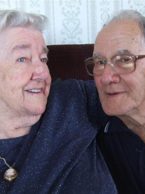 Bet and Jim Calder celebrate their 60th wedding anniversary tomorrow. Photo by Sally Rae.