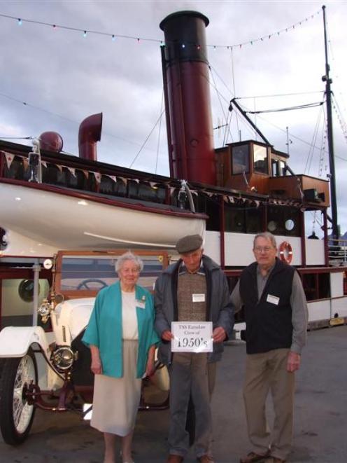 Bett Pittaway (left) was an office junior from 1941 to 1946, George Clephane (centre) was a wharf...