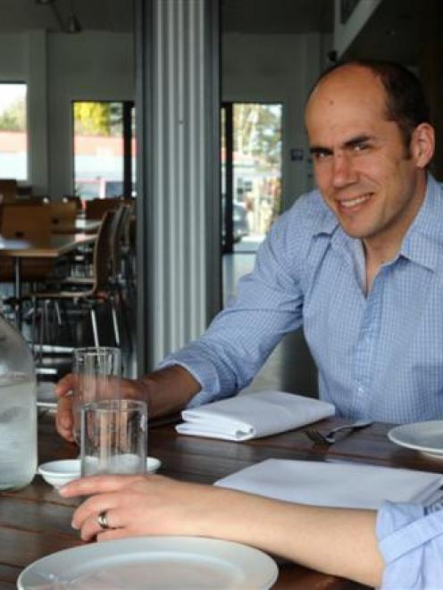 Bevan and Monique Smith and their son Jordan (4), of Riverstone Kitchen, north of Oamaru.