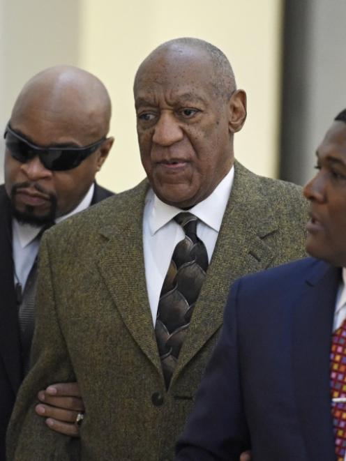 Bill Cosby arrives for the hearing. Photo: Reuters