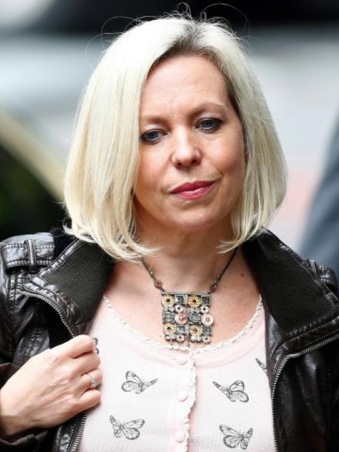 Bindi Harris arrives at Southwark Crown Court in London. REUTERS/Andrew Winning