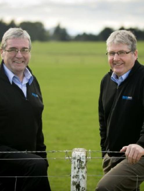 Blue Sky Meats founder and chairman Graham Cooney (left) and general manager Ricky Larsen have...