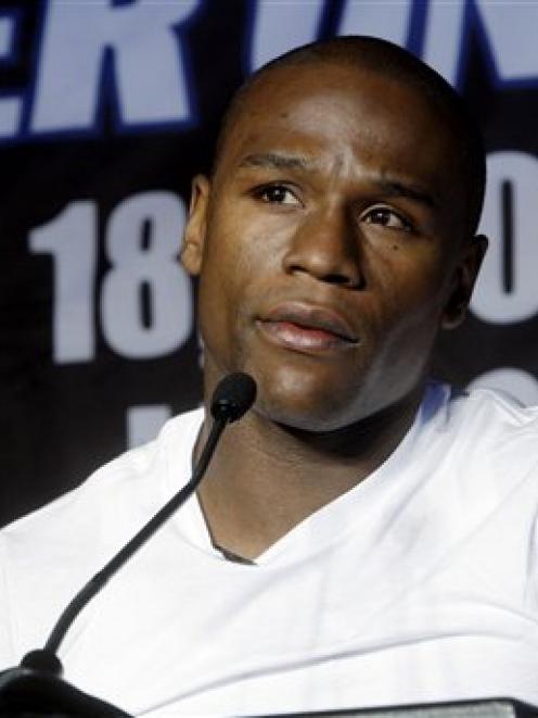 Boxer Floyd Mayweather Junior. Photo by AP.