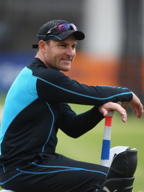 Brendon McCullum: 'I'll be disappointed if we don't make the semi-finals.' Photo Getty