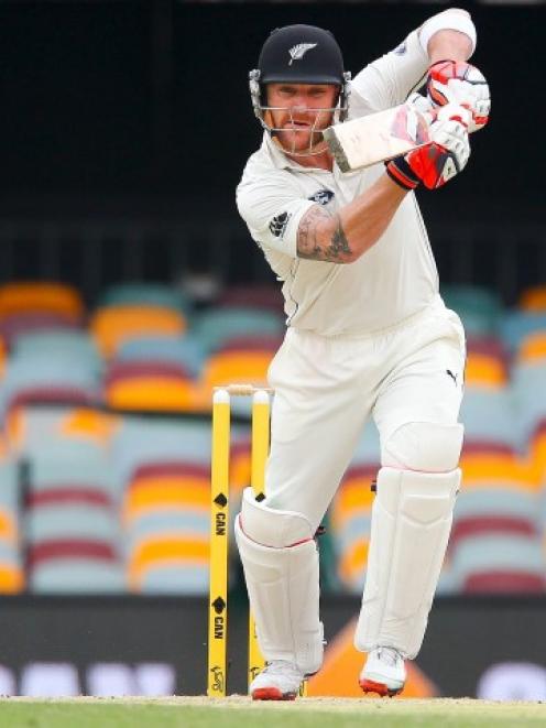 Brendon McCullum in action during the recent series against Australia. Photo Reuters