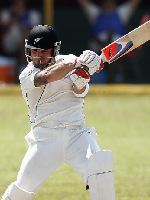 Brendon McCullum says the Black Caps have 'some really exciting talent'. REUTERS/Dinuka Liyanawatte