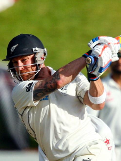 Brendon McCullum will start today on 281. (Photo by Hagen Hopkins/Getty Images)